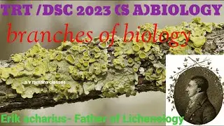 TRT2023, S A( Biology)  unit-1(branches of biology )
