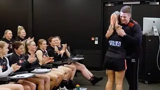 'LET'S GO GET 'EM!' Step inside St Kilda's AFLW leadership group announcement
