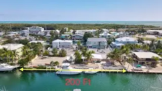 200ft of deep water dockage! Property for sale in Islamorada. Move to the Fl Keys.