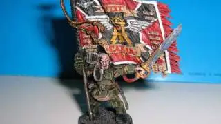 Warhammer 40k Cadian Imperial Guard and Leman Russ battle tank