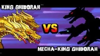 Godzilla Domination! (GBA) - Chingadora vs MechaChingadora (King Ghidorah vs Mecha-King Ghidorah)