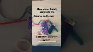 crochet lighter 420 #love #crochet #art #fun #creative #tutorial #howto #craft #stonerfam #420 #yarn