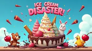 🍦The Great Ice Cream Disaster | Funny 3D Cartoon Comedy Story for Kids HD #Cartoon #Comedy #Kids