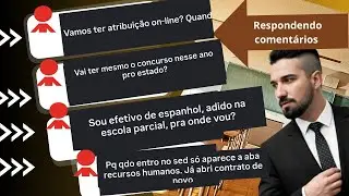 Atribuição de aulas 2026: Novo concurso?, próximas atribuições, adidos e demais temas.