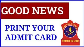ARMY PUBLIC SCHOOL ADMIT CARD OUT | APS ADMIT CARD | AWES ADMIT CARD 2022 @TheeducatorLive