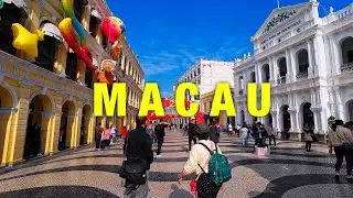 FIRST TIME in Macau! China 😲 Is This Asia&rsquo;s Most European City? | Macao Walking Tour | 4K