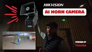 Новая камера Hikvision AI Horn | 4-мегапиксельное активное средство сдерживания с динамиком мощно...