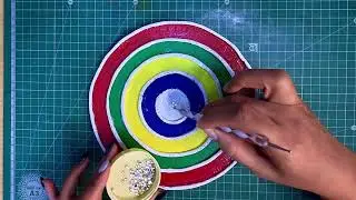 How to make Acrylic Rangoli Kundan Design | DIY Kundan Rangoli | Rearrangeable Acrylic Rangoli | DIY