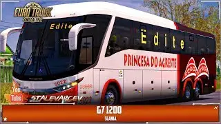 ETS 2 [1.35x] Mods ➤Обзор Автобус G7 1200 Facelift scania FC v2.5