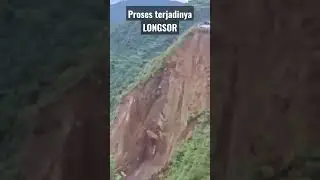 proses terjadinya longsor #longsor