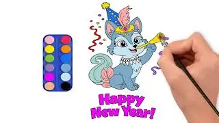 Disney's Princess Jasmine's cat Colouring