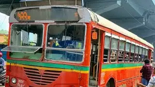 JNNURM bus unedited engine roar on 522LTD on its way to Marol Depot