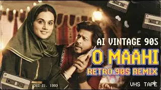 O Maahi ❤️ | 90s Vintage Bollywood Style | SRK &times; Taapsee Pannu | AI Song #video #shortvideo