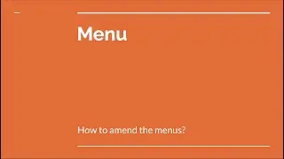 Wordpress - Menu