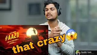 AA 23 Announcement Video Reaction | Allu Arjun | Atlee | Sun Pictures | Randhir Yoshi 😱