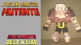 especial 1200 suscriptores como hacer al piglin brute mutante de Minecraft papercraft caseros...
