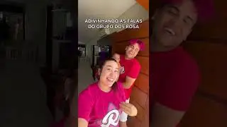 ADIVINHANDO AS FALAS DO GRUPO DOS ROSA *consegui? #publi
