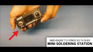 SMD Ksger T12 STM32 V2.1s OLED mini Soldering Station Review and Testing Urdu/Hindi - Tech Therapy