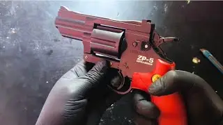 Unboxing Pistol ZP5 toys busa eva,soft bullet,Revolver,pistol coboy