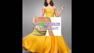 2011 fall gold Tea-Length prom dresses. 218