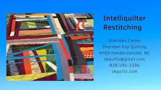 Restitching with Intelliquilter