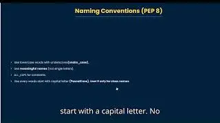 Python Naming Conventions Explained in 2 Minutes