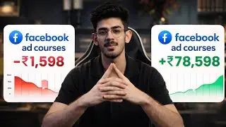 Facebook Ad Courses Explained 📘 | Loss vs Profit (₹ Real Numbers) | Part 1