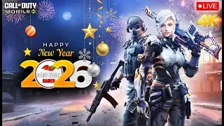 🔴4k CODM LIVE  -  Happy New Year 2026 1st Live 🥳🎈🎉💐🎅❤️👍🏻| Call ofDutyMobile | Codm Vertical Live