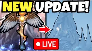 [🔴LIVE] NEW MAZE UPDATE 🚨| FREE REROLLS, ANGELITE PICKAXE & NEW AREA | The Forge Roblox