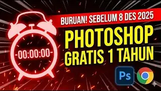 CARA DAPAT PHOTOSHOP RESMI GRATIS 12 BULAN! 😱 (Tutorial Adobe Chrome Extension)