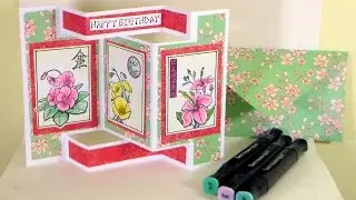 Tri Shutter Card Tutorial // Stamp School