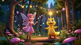 Five Little Wands Cast Sparkly Spells | Magical Counting Song for Kids | Fantasy Nursery Rhyme