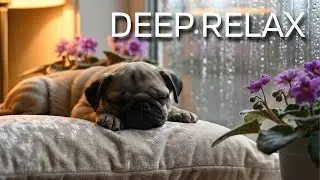 Soft Piano & Gentle Rain &bull; Calm Room Ambience for Study & Relaxation