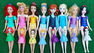 Cute Miniatures Disney Princess Frozen ELSA & Annall! elsa satisfying [ Unboxing ASMR