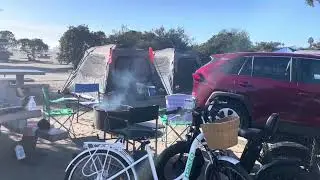 Doheny State Beach camping.  #camping #danapoint #danapointharbor #dohenystatebeach