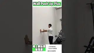 Wall Push-Up Plus｜Serratus Anterior & Scapular Control