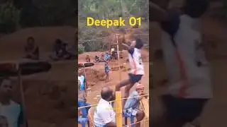 Deepak saved the ball by jumping on a rope (bargi vs karkimakki)