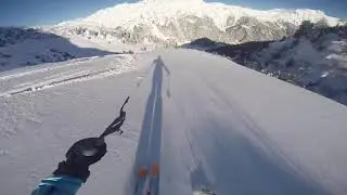 Hinteres Rendl. St. Anton am Arlberg. FreeRide Skiing !