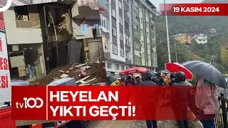 Rize Çayeli'de Heyelan! | tv100 Haber