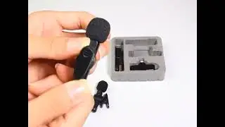 wireless Lavalier microphone portable audio video recording mini mic
