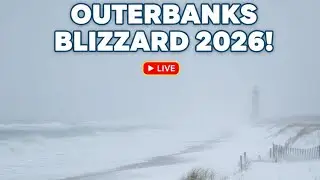 OBX Outdoors IS IN A BLIZZARD! #obxoutdoors #live