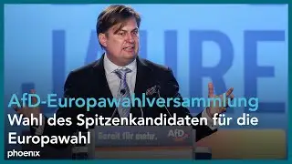 AfD-Europawahlversammlung: Entscheid über den Spitzenkandidaten für die Europawahl am 29.07.23