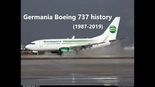Germania Boeing 737 history (1987-2019)