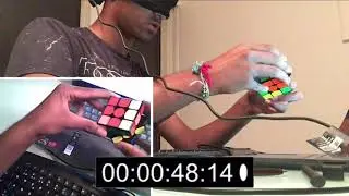 BLINDSOLVE Cross Pattern 3x3: 1.23 | Excluding Inspection Time