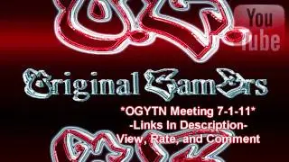 OGYTN Meeting #5 | 07-01-2011