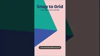 Fix Snap to Grid in Illustrator #adobeillustrator #smartguide