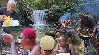 Her first time eating breadfruit | Colaz Smith TV link up @AFRICANTIGRESS | took her to Portland