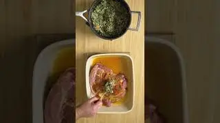 Receita - Perna de Borrego com migas de broa