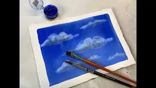 Lifting Clouds with Watercolor