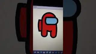 Among Us 😊 Using Python Turtle 🐢 । #amongus #pythongraphics #python #shorts #shortsfeed #among_us